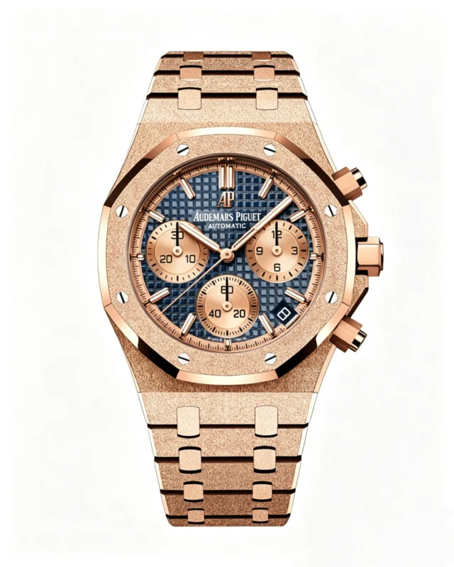 Royal Oak Chronograph 26239OR with frosted blue dial Super Clone