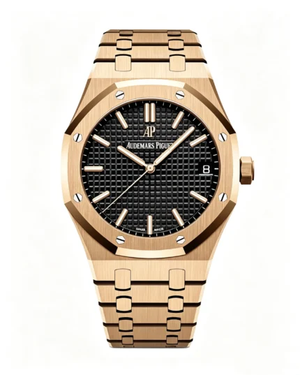 Royal Oak 15500OR 41mm Best Version Black Textured Dial Super Clone