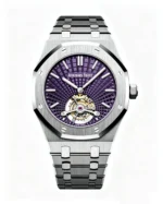 Royal Oak 26522ST 41mm Tourbillon Purple Dial Super Clone