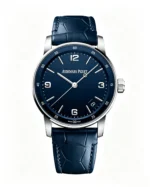 AP Code 11.59 15210BC 41mm Blue dial with blue leather strap Super Clone