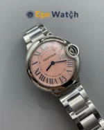 Ballon Bleu Best Version 33mm Pink Dial Super Clone