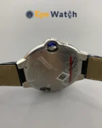 Ballon Bleu Best Version 40mm White Dial Black Leather Strap Super Clone