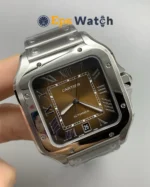 Cartier Santos Best Version 40mm Gradient Brown Dial Super Clone