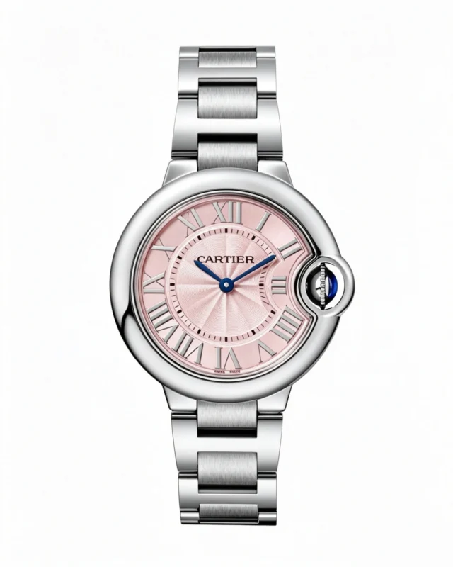 Ballon Bleu Best Version 33mm Pink Dial Super Clone