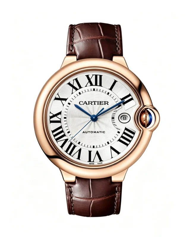 Ballon Bleu Best Version 40mm White Dial Rose Gold Bezel Super Clone