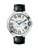 Ballon Bleu Best Version 40mm White Dial Black Leather Strap Super Clone