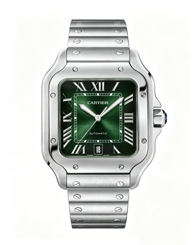 Cartier Santos Best Version 40mm Green Dial Super Clone