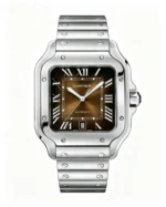 Cartier Santos Best Version 40mm Gradient Brown Dial Super Clone