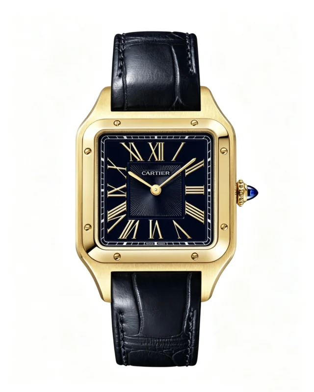 Santos Best Version Blue Dial Blue Leather Strap Super Clone