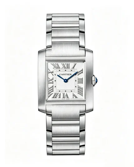 Tank Best Version Silver Gray Dial 316L Stainless Steel Strap Super Clone