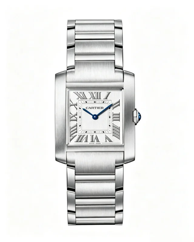 Tank Best Version Silver Gray Dial 316L Stainless Steel Strap Super Clone