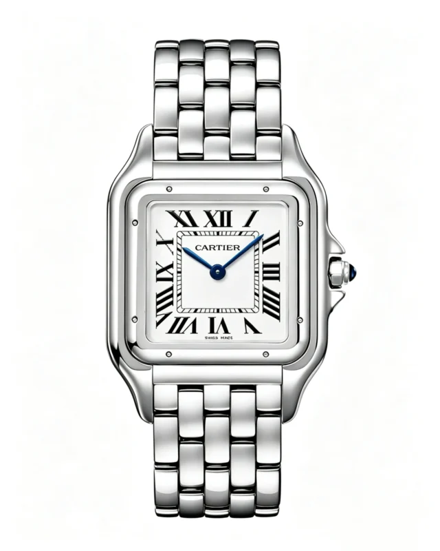 Panthère Women's Watch 22mm Quartz Best Edition White Dial Super Clone