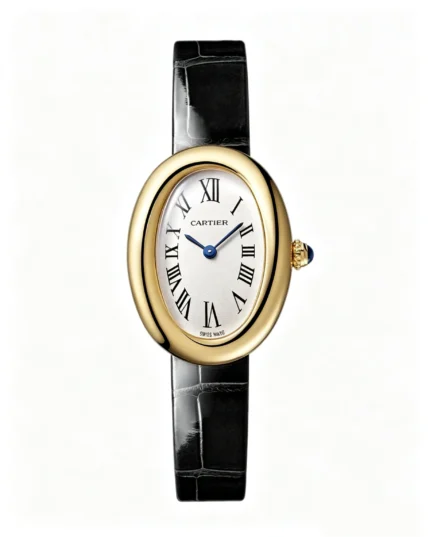 Cartier Bathtub Quartz Best Edition White Dial Super Clone