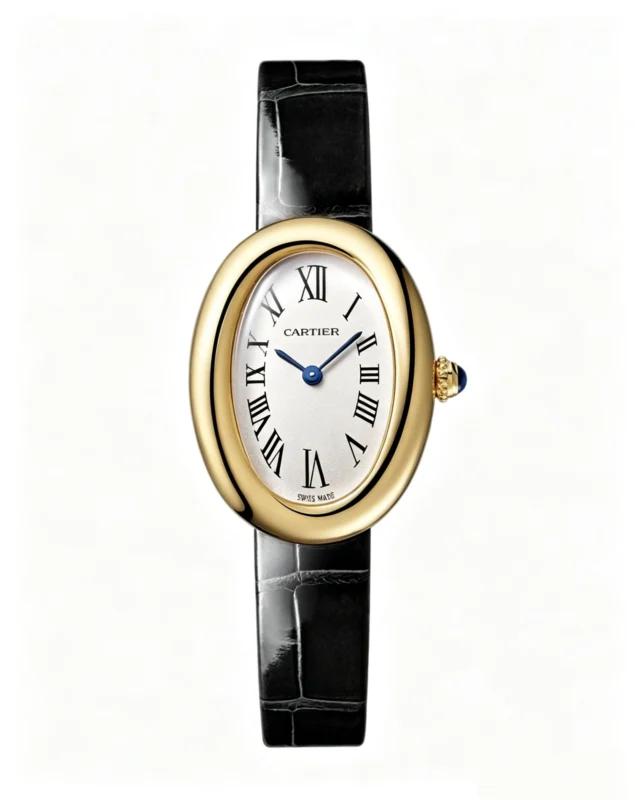 Cartier Bathtub Quartz Best Edition White Dial Super Clone