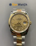 DateJust 126203 Best Version 36mm Gold Dial VS3235 Super Clone