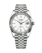 DateJust126334 Perfect Replica 41mm White Stick Dial VS3235 Super Clone