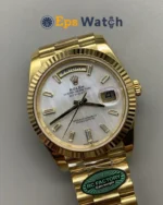 Rolex Day-Date 228238 White/Mother-of-Pearl Dial 40mm Super Clone