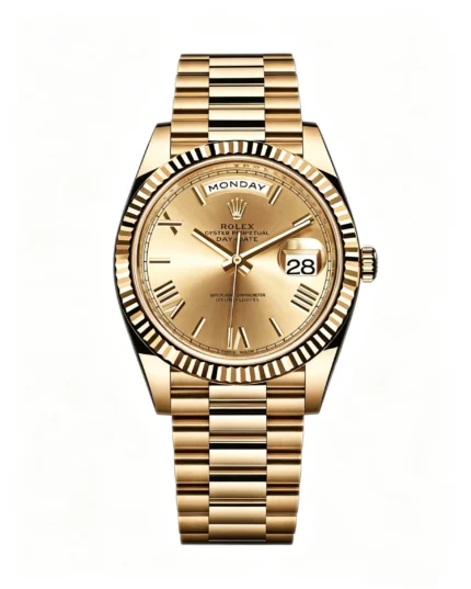 Day-Date 228238 Roman numeral-studded gold dial 40mm Super Clone