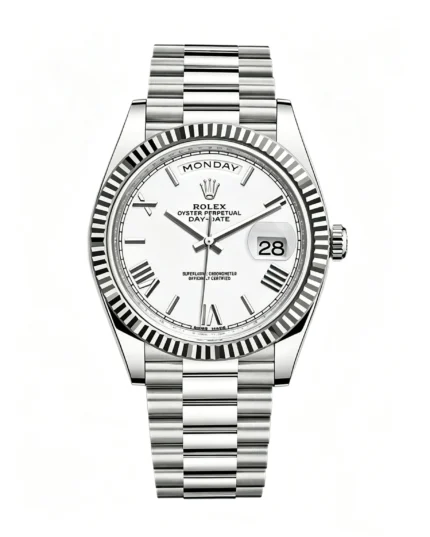 Rolex Day-Date 228239 White Dial 40mm Super Clone