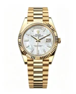 Rolex Day-Date 228238 White/Mother-of-Pearl Dial 40mm Super Clone