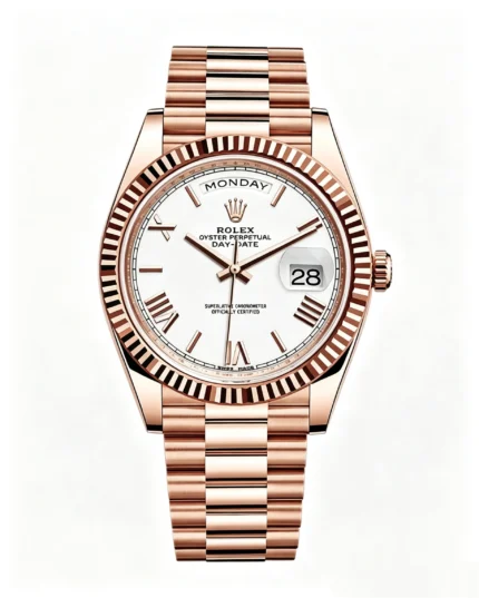 Rolex Day-Date 228235 White Dial 40mm Super Clone