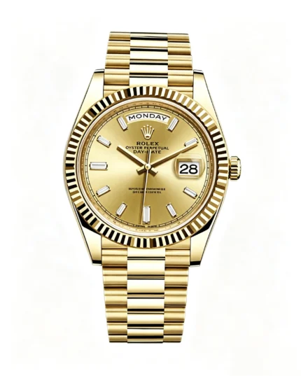 Rolex Day-Date 228238 Gold Dial 40mm Super Clone