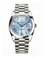 Rolex Day-Date 228206 Blue/Dark Pattern Dial 40mm Super Clone
