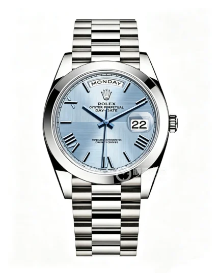 Rolex Day-Date 228206 Blue/Dark Pattern Dial 40mm Super Clone