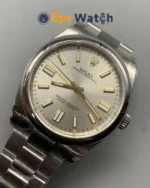 Oyster Perpetual 124300 Silver Dial 41mm Super Clone