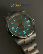 Oyster Perpetual 124300 Silver Dial 41mm Super Clone
