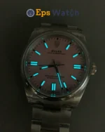Oyster Perpetual 124300 Pink Dial 36mm Super Clone