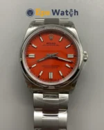 Oyster Perpetual 126000 Red Dial 36mm Super Clone