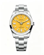 Oyster Perpetual 124300 Yellow Dial 41mm Super Clone