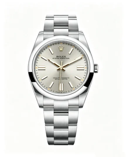 Oyster Perpetual 124300 Silver Dial 41mm Super Clone