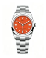 Oyster Perpetual 126000 Red Dial 36mm Super Clone