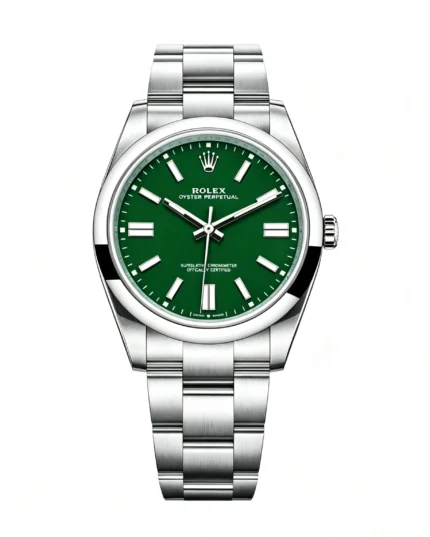 Oyster Perpetual 124300 Best Version 41mm Green Dial Super Clone