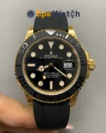 Yacht-Master 226658 Best Version 42mm Black Dial Gold Super Clone