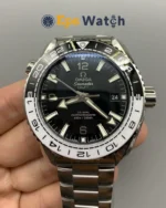 Planet Ocean 600m GMT 43.5mm Black/White Bezel Black Dial Super Clone