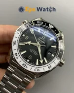 Planet Ocean 600m GMT 43.5mm Black/White Bezel Black Dial Super Clone