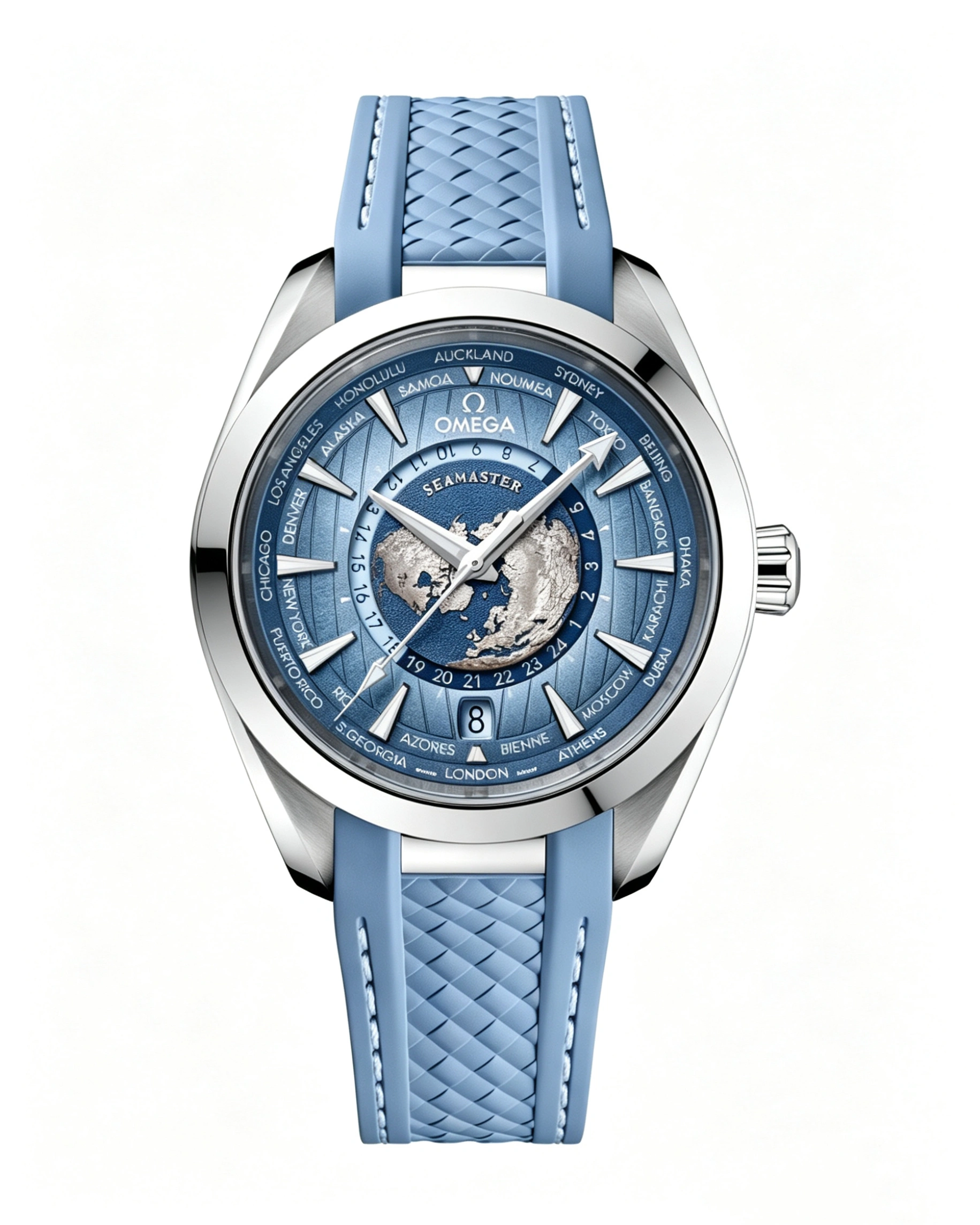 2026_06_09_10_38_04_IMG_3321 Seamaster Aqua Terra 150m World Time Watch 43mm Blue Dial Super Clone