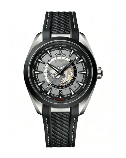 Aqua Terra 150m World Time Watch 43mm Grey Dial Best Version Super Clone