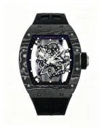 RM055 NTPT Black/Red Bezel Black Rubber Strap RMUL2 Super Clone