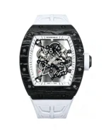 RM055 APSF White/Black Rehuat White Rubber Strap RMUL2 Super Clone