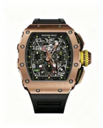RM11-03RG 1:1 Best Version RG Chronograph with Black Inner Bezel - Super Clone