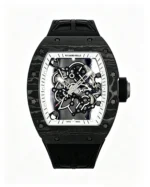 RM055 NTPT White Bezel With Black Rubber Strap RMUL2 Super Clone