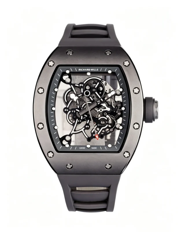 RM055 Genuine Ceramic Case Best Version Skeleton Dial Super Clone