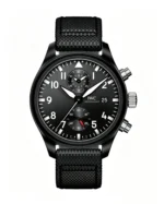 IWC Pilot's Watch IW389001 Black Dial 44mm Super Clone