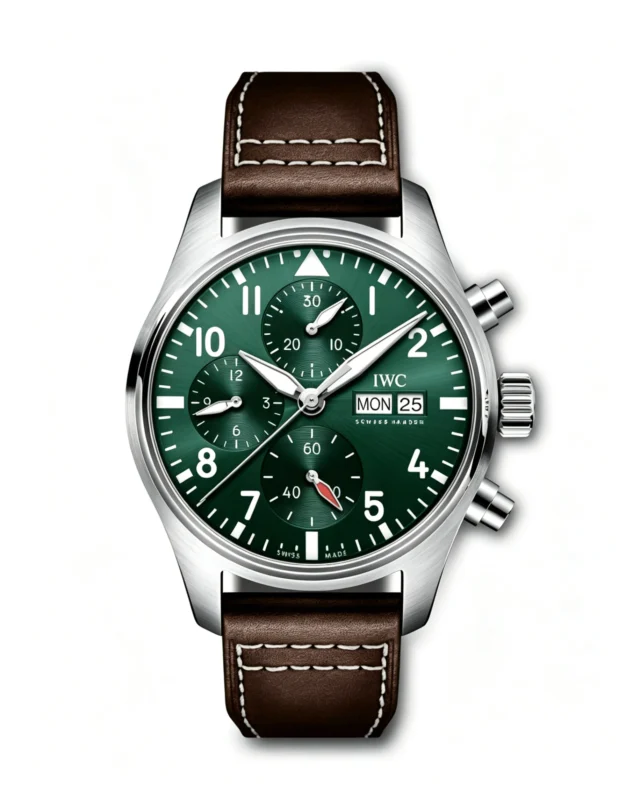 IWC Pilot's Watch IW388103 Green Dial 41mm Super Clone