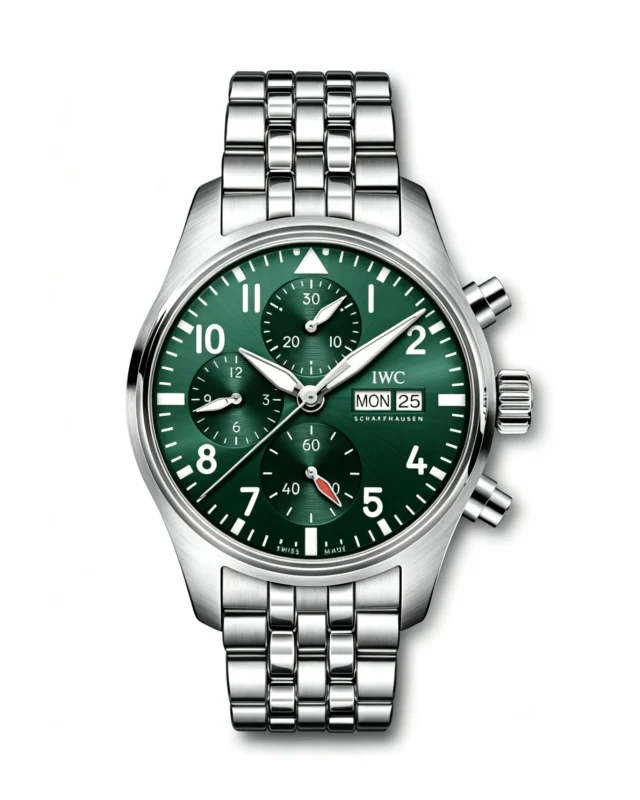 IWC Pilot's Watch IW388104 Green Dial 41mm Super Clone