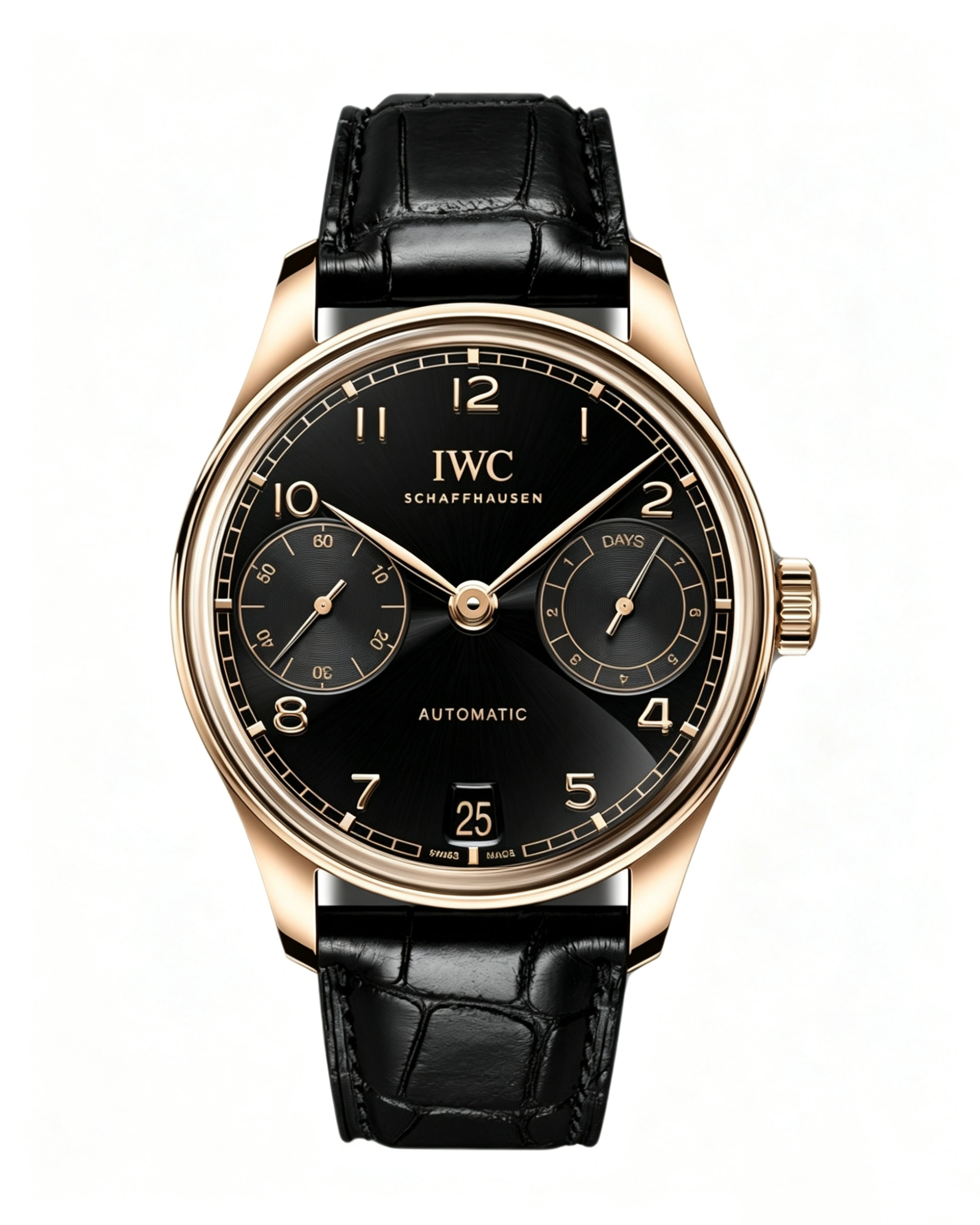 2026_06_12_01_23_40_IMG_3856 IWC Portuguese IW501707 Black Dial 41mm Super Clone
